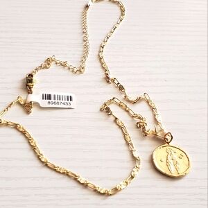 NWT Virgo Pendant & Necklace